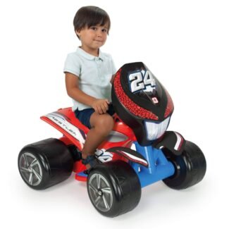 INJUSA Quad Wrestler 6V Czerwony dla Dzieci do 25kg