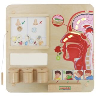MASTERKIDZ Tablica Edukacyjna Zmysł Węchu Montessori